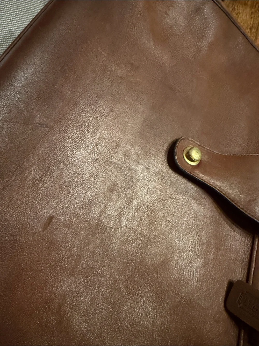 Coach Vintage Brown Leather Barclay Tote bag